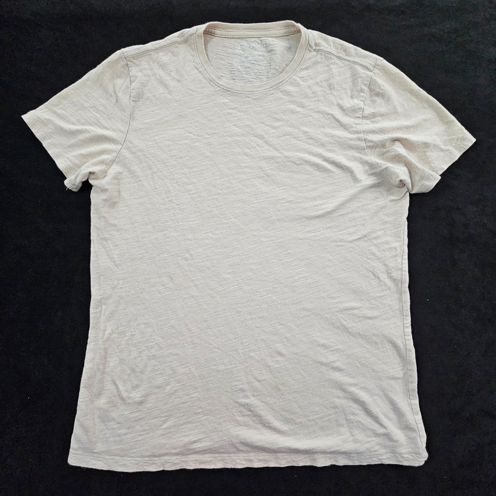 The Rail Ivory Short Sleeve Cotton T-Shirt Men's M